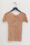 BASERANGE Aroostook T-shirt TOAR-CG-SP24 pink camel